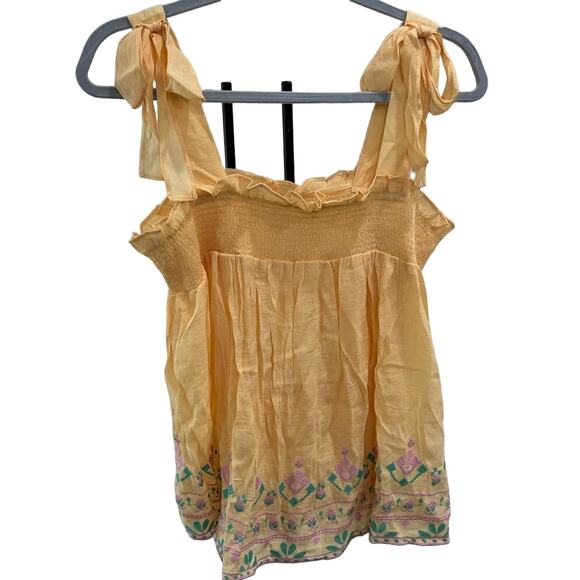 Anthropologie Perch By Blu Pepper Embroidered Top 1XL - Picture 1 of 7